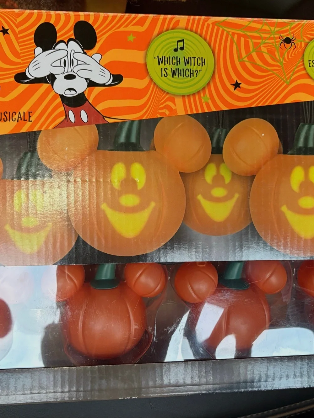 Disney Mickey Mouse Pumpkin String Lights